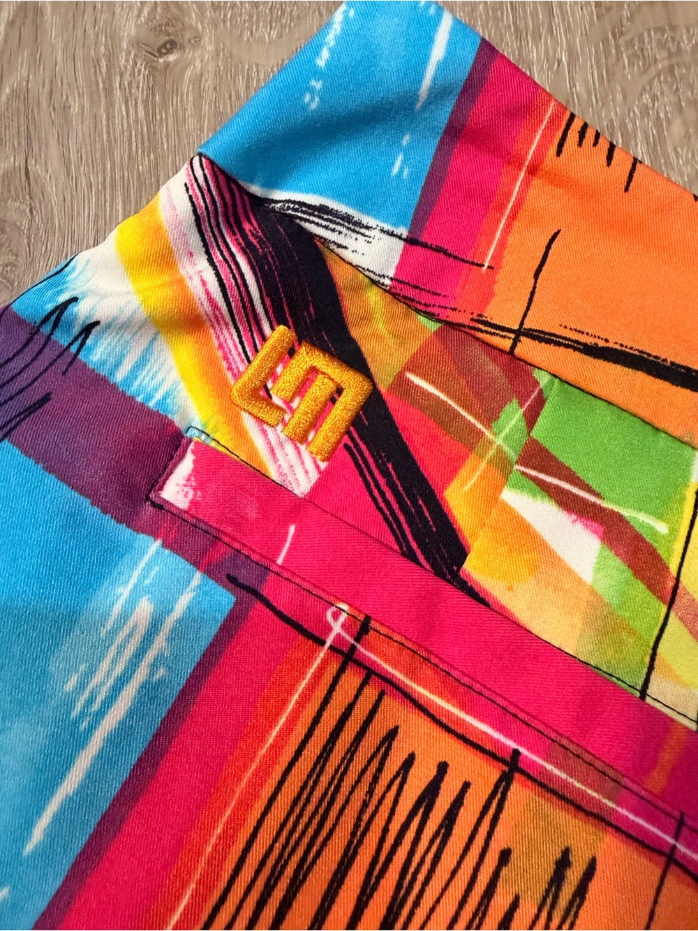 Loudmouth Ladies Abstract Print Golf Skort Size 6 Colorful Pockets - Picture 4 of 5